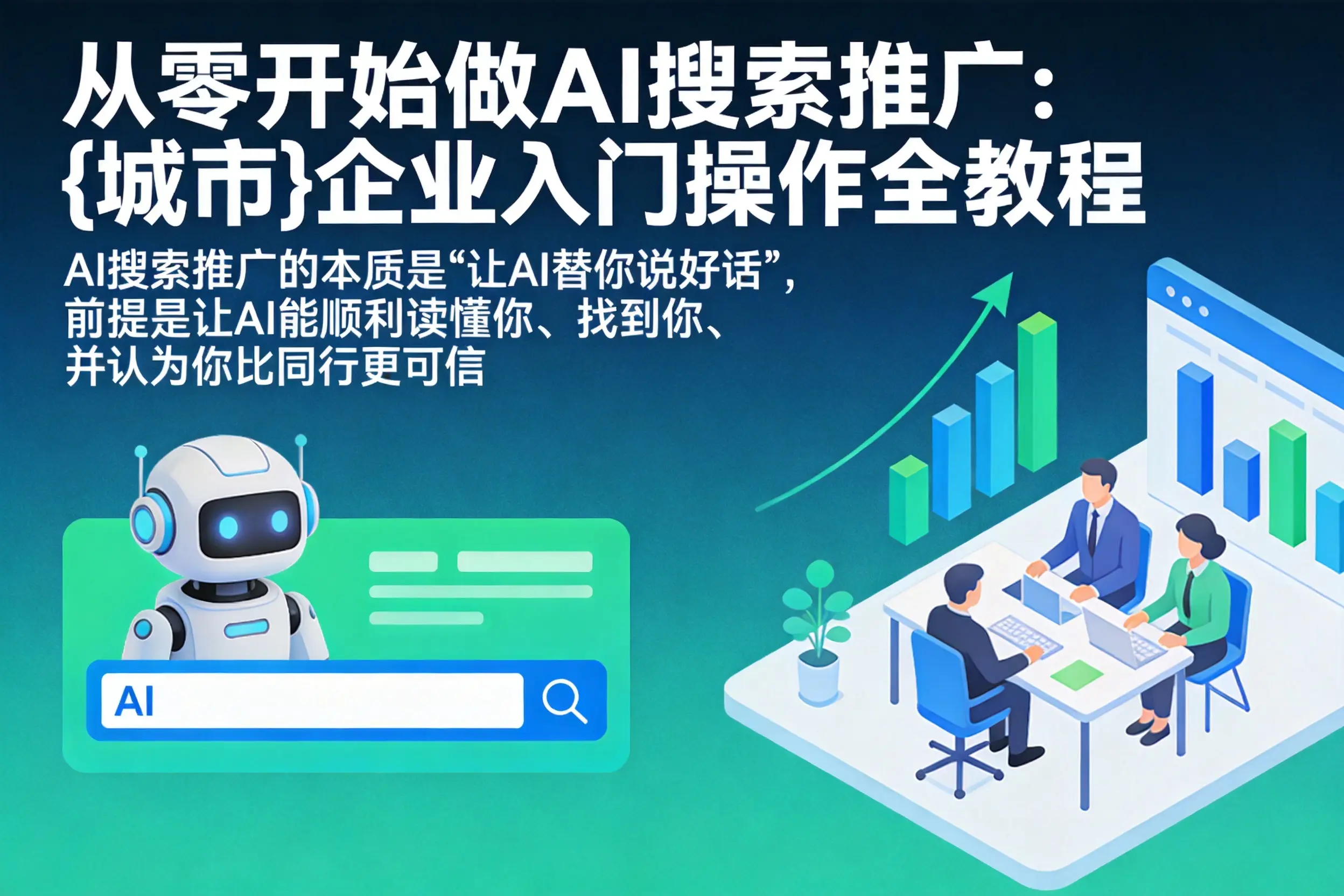 从零开始做AI搜索推广：芜湖企业入门操作全教程