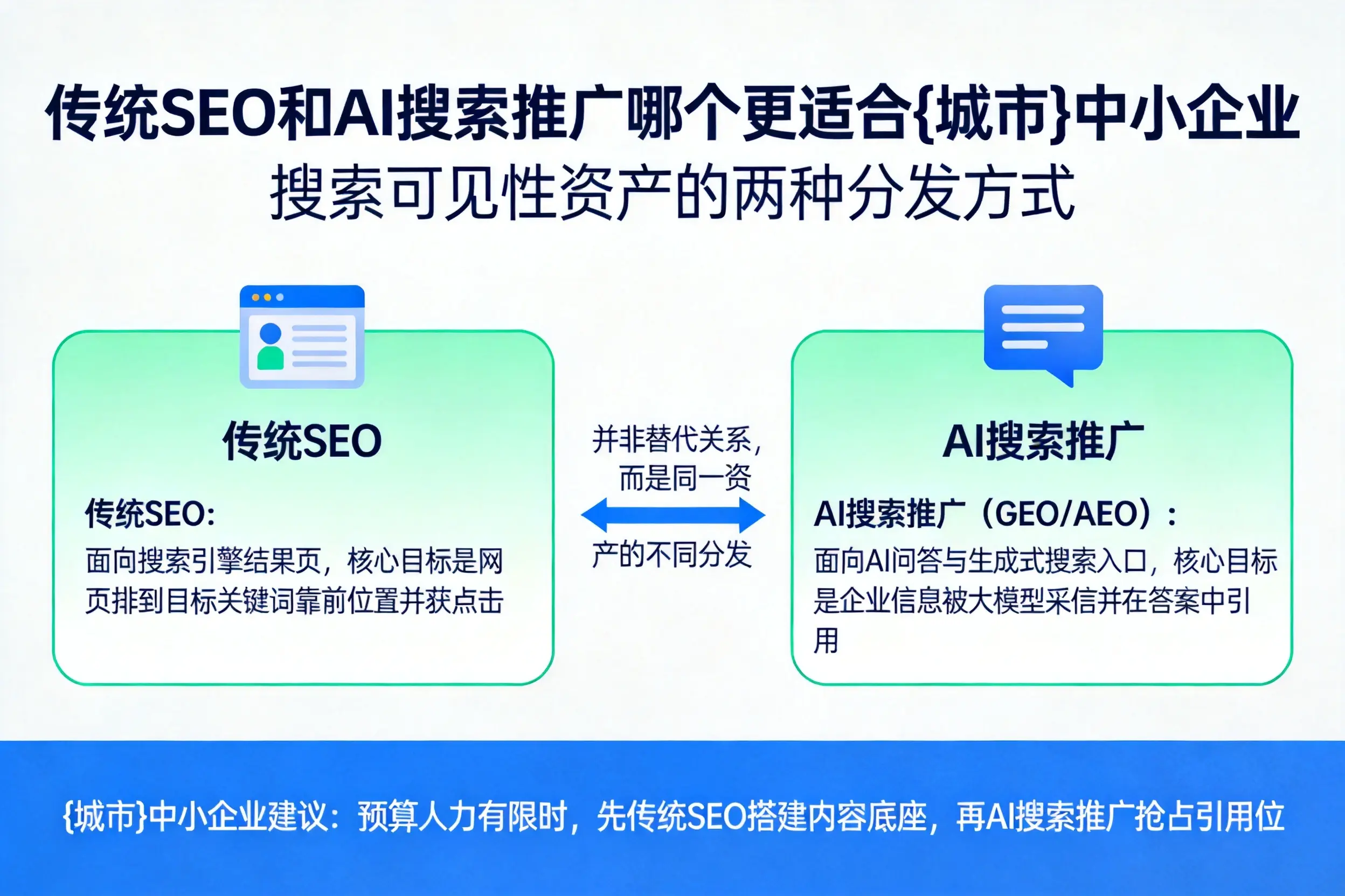 传统SEO和AI搜索推广哪个更适合芜湖中小企业