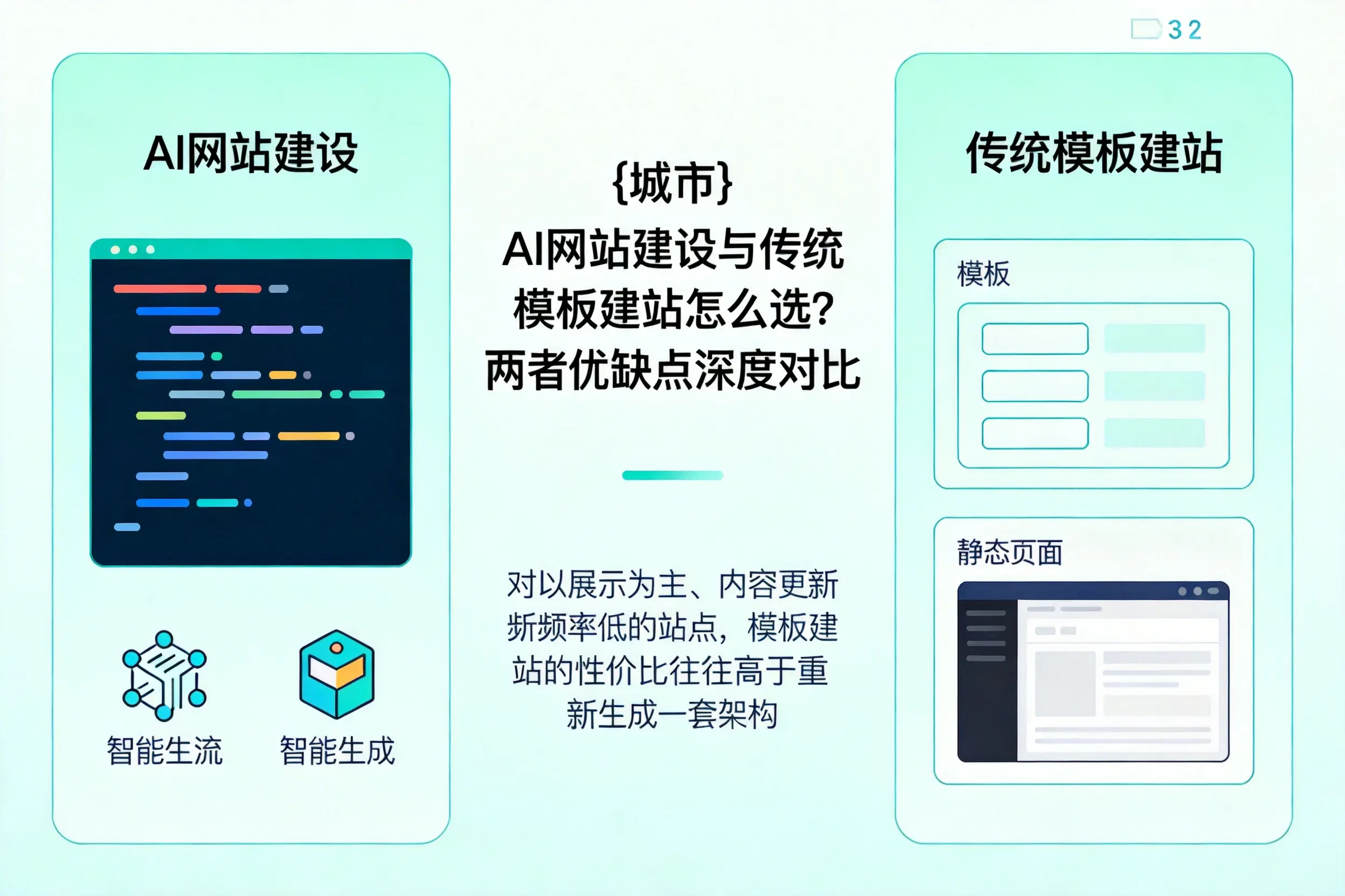 芜湖AI网站建设与传统模板建站怎么选？两者优缺点深度对比