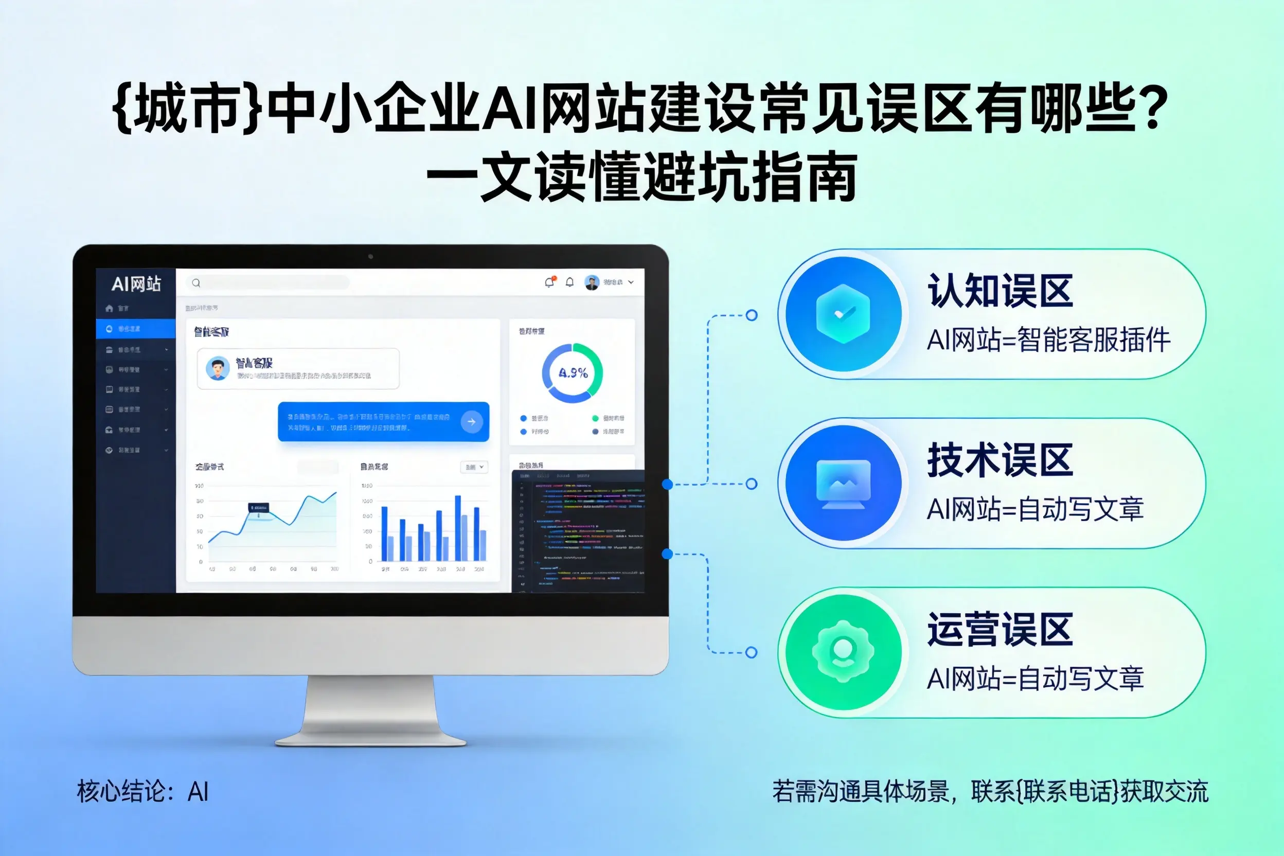 芜湖中小企业AI网站建设常见误区有哪些？一文读懂避坑指南