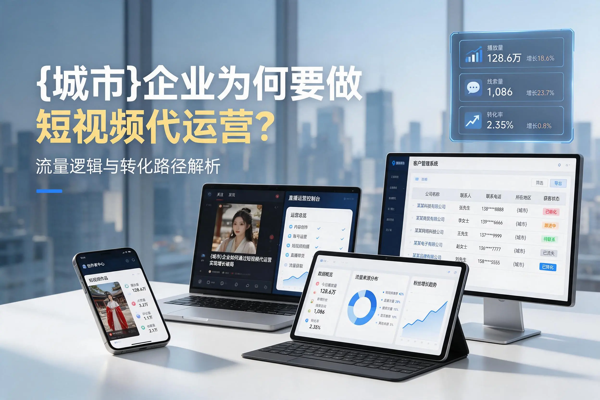 芜湖企业为何要做短视频代运营?流量逻辑与转化路径解析