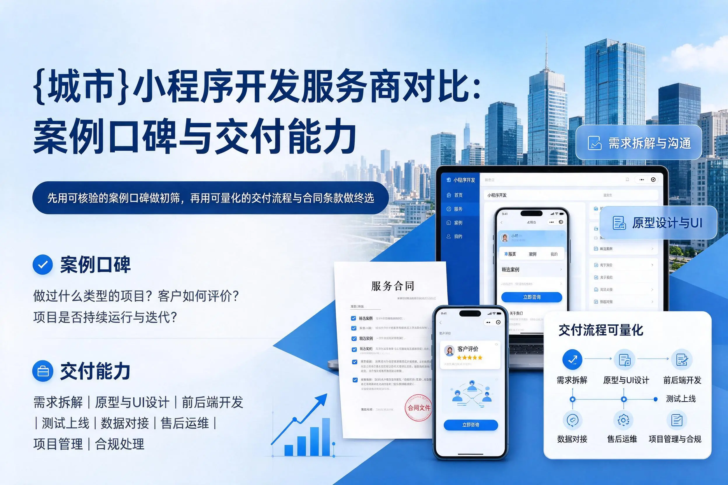 芜湖小程序开发服务商对比:案例口碑与交付能力