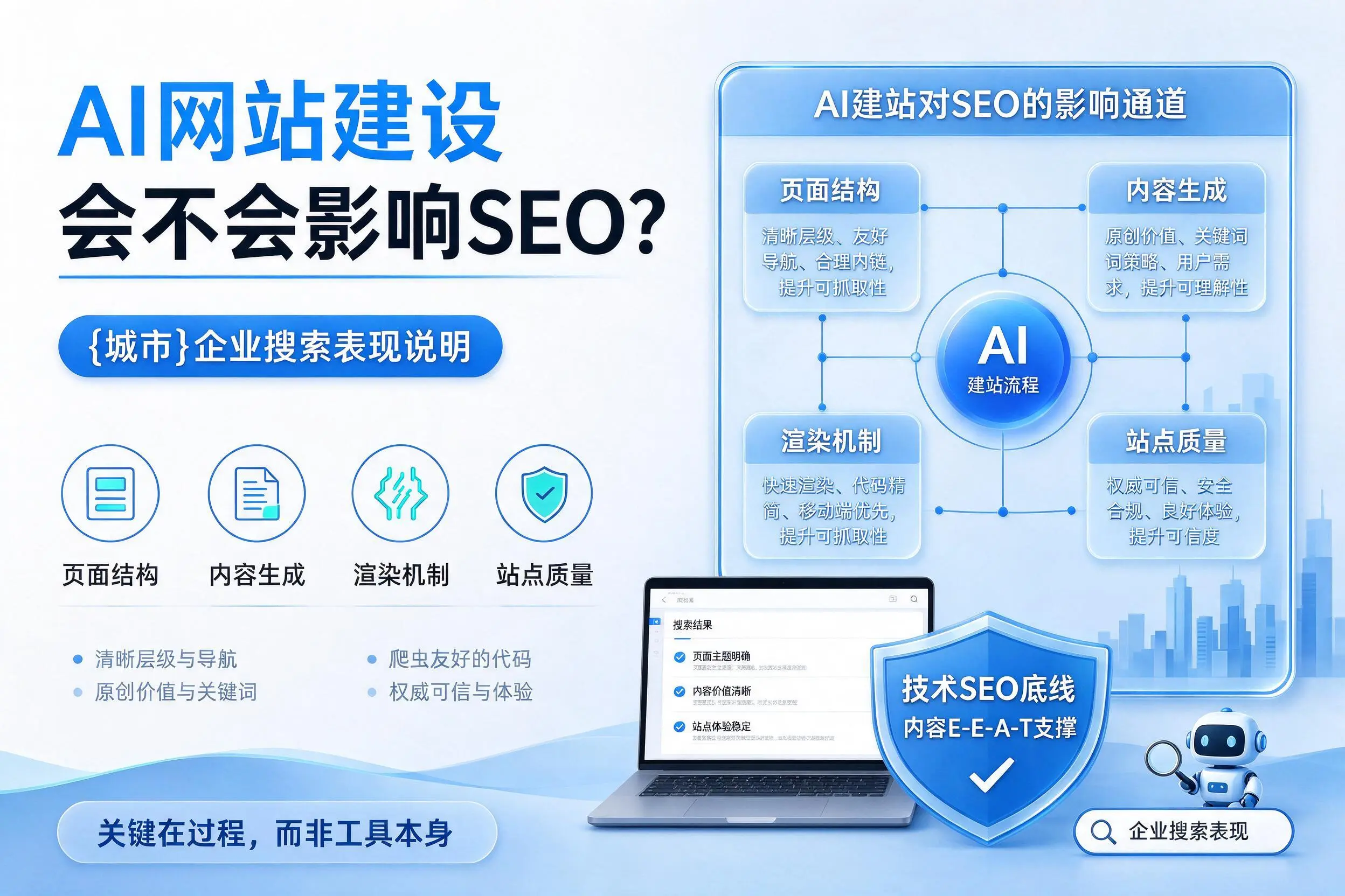 AI网站建设会不会影响SEO？芜湖企业搜索表现说明