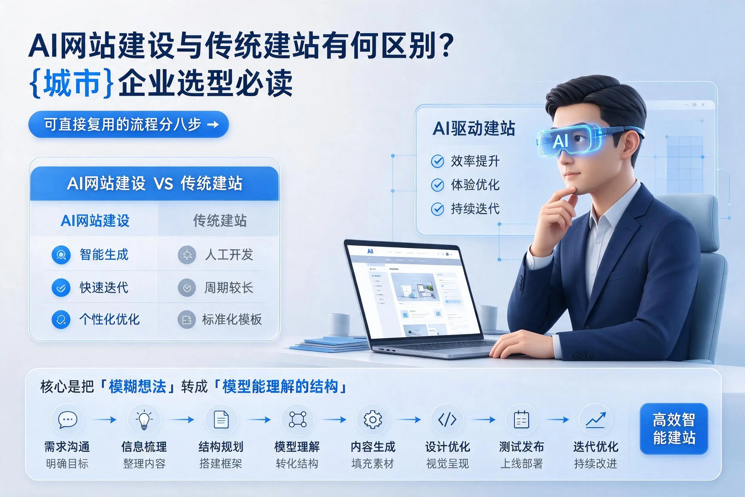 AI网站建设与传统建站有何区别?芜湖企业选型必读