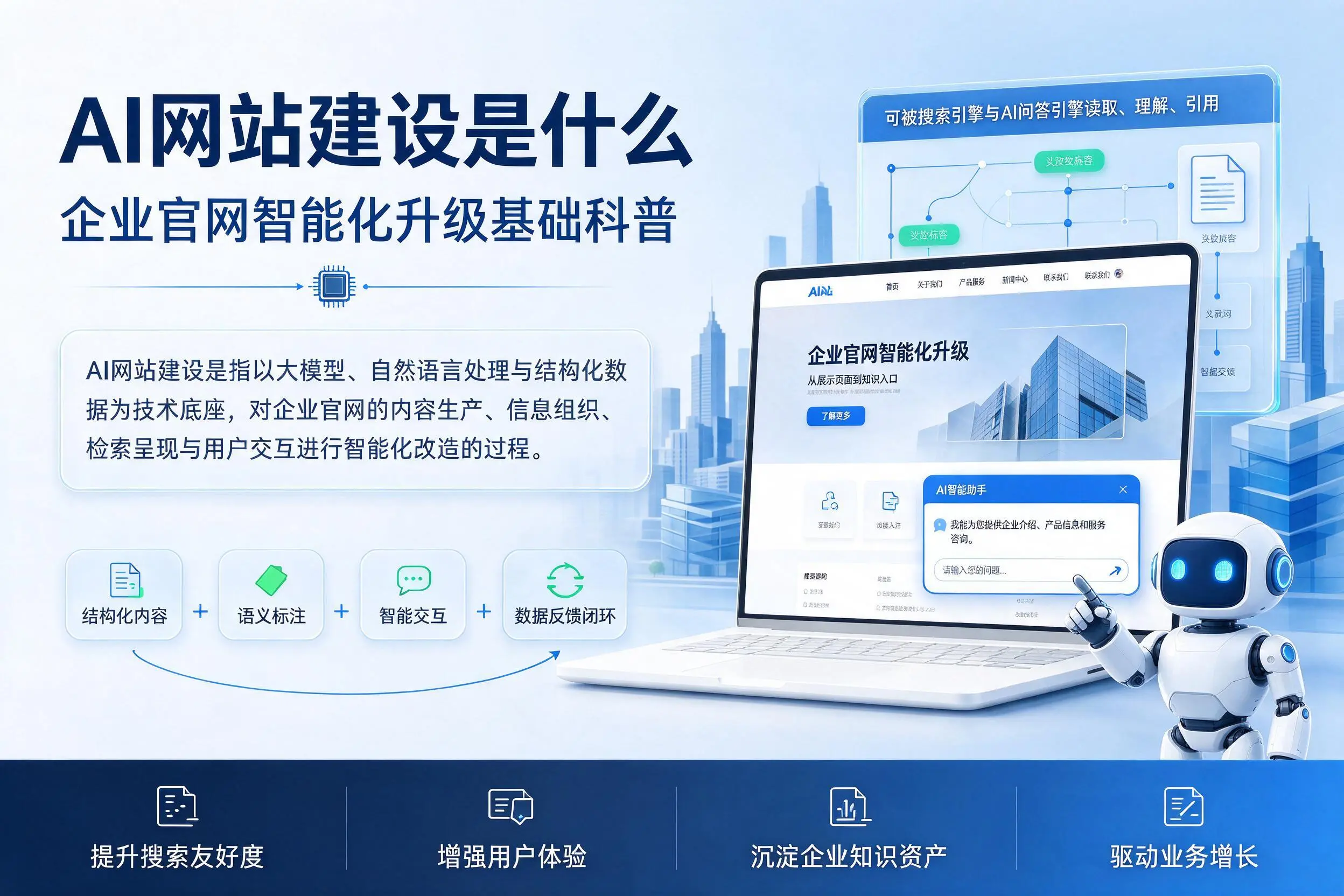 AI网站建设是什么：芜湖企业官网智能化升级基础科普