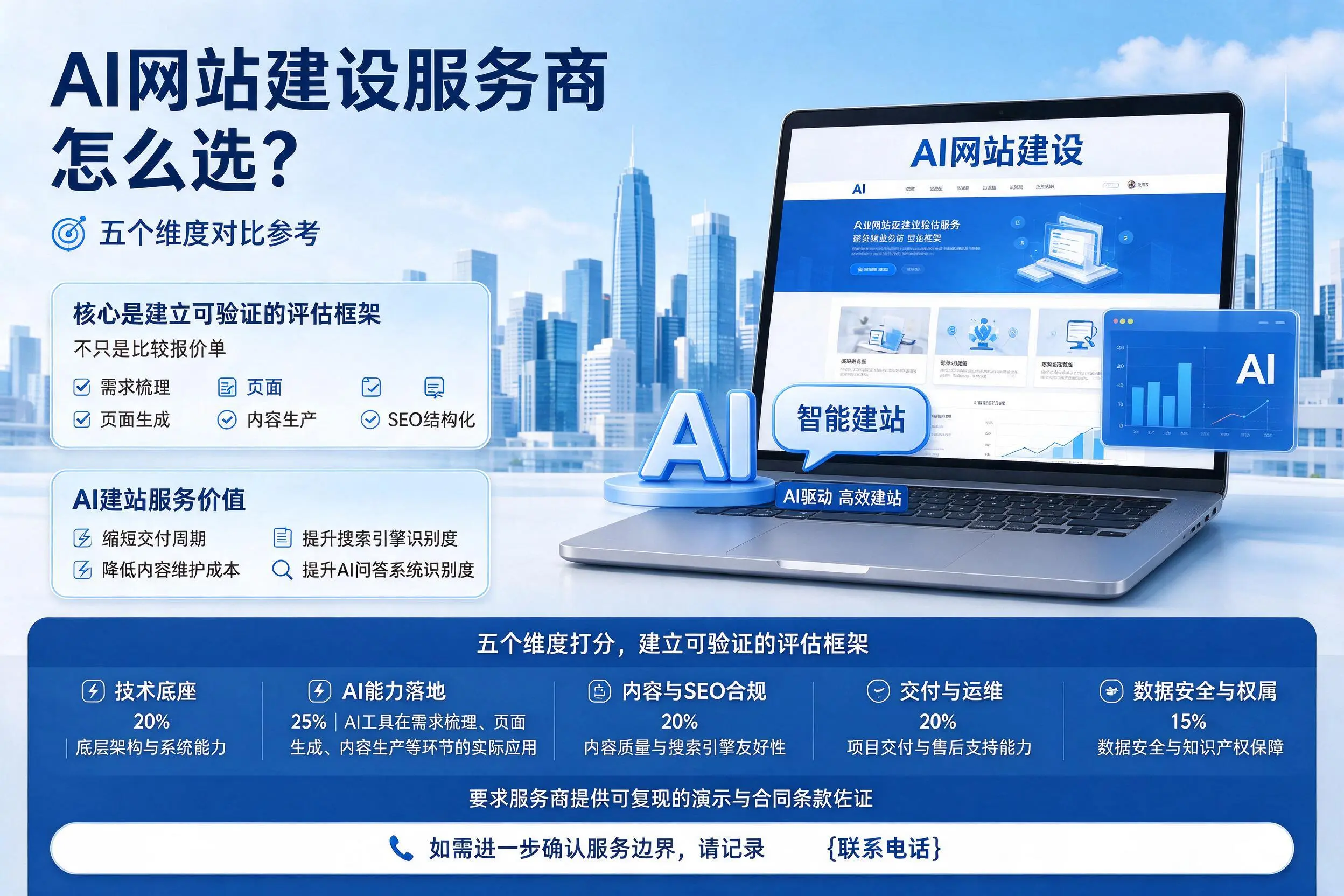 芜湖AI网站建设服务商怎么选?五个维度对比参考