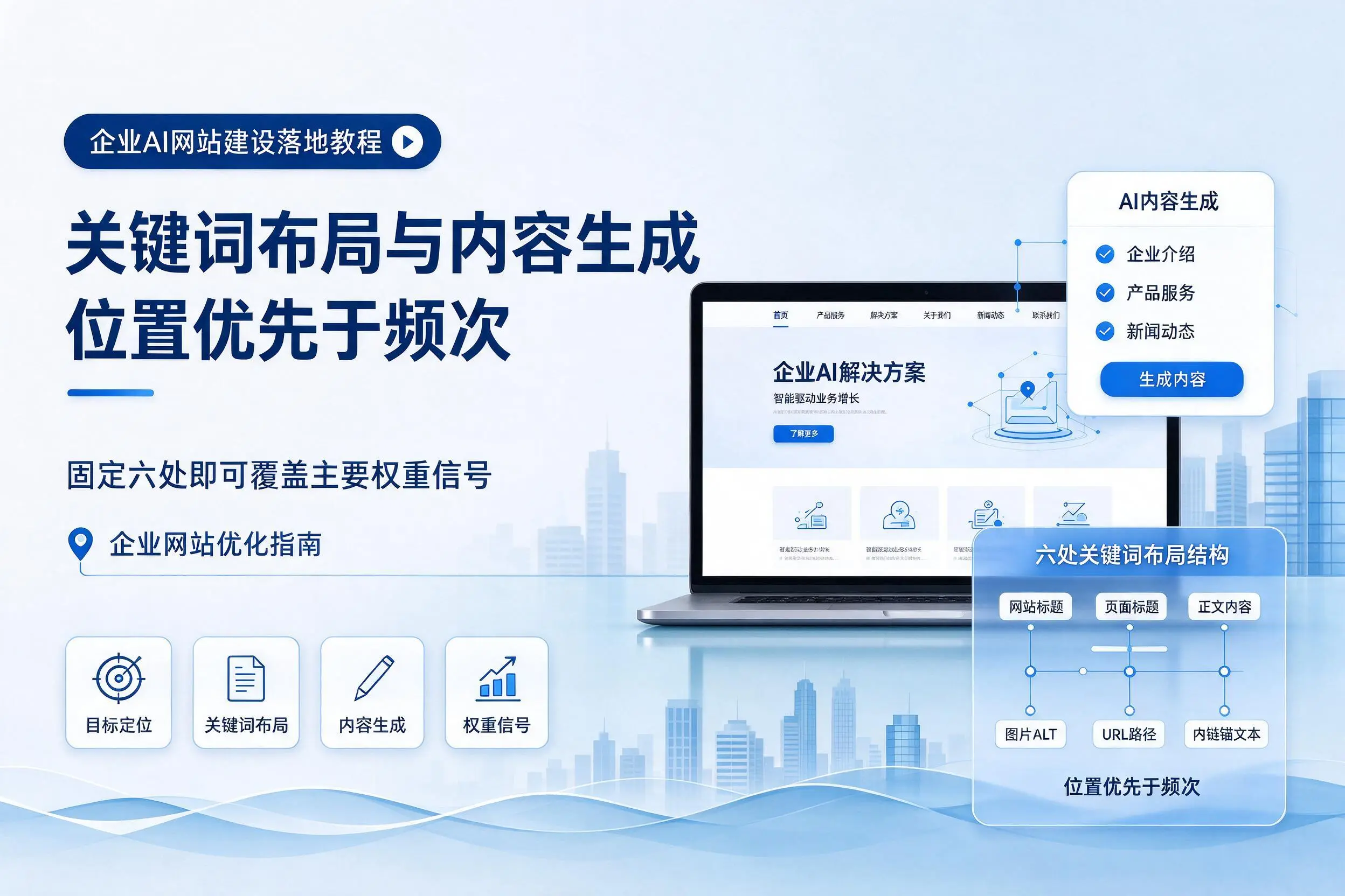 芜湖企业AI网站建设落地教程:关键词布局与内容生成